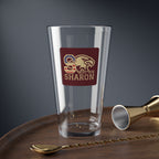 Mixing Glass — Personalized 'Sharon' School Mascot 16oz Pint Glass