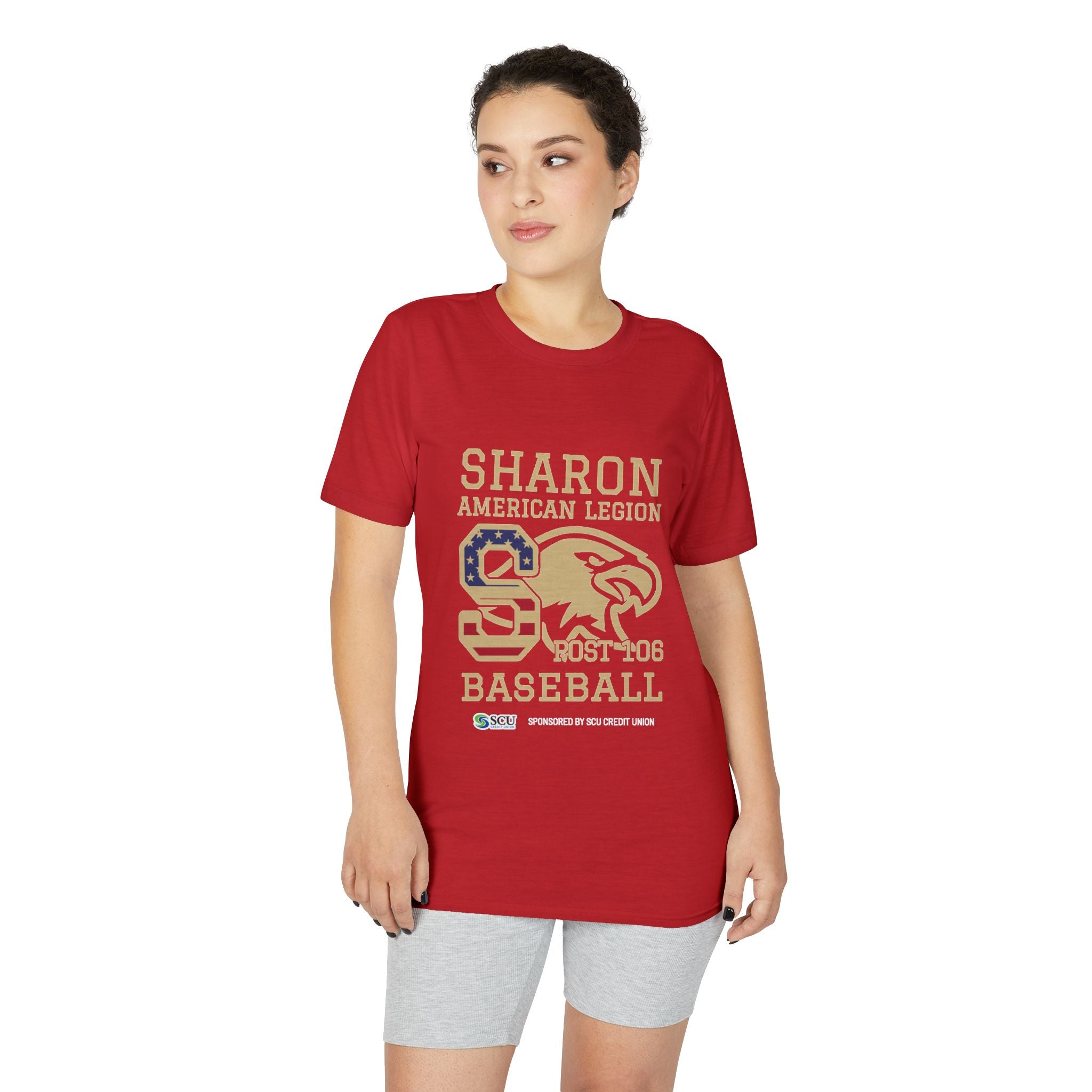 TEST of Sharon American Legion Baseball Eagle Logo Performance T-Shirt
