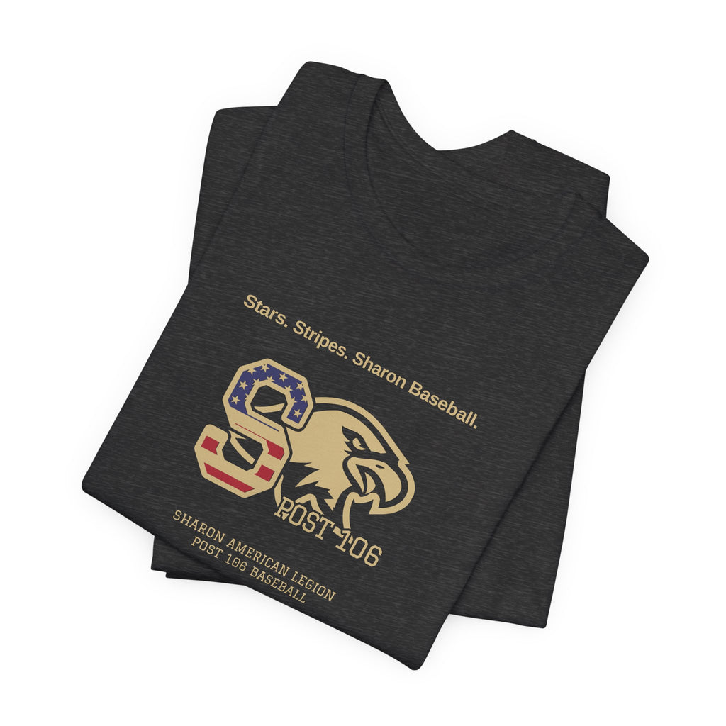 Stars. Stripes. Sharon Baseball. Tee Shirt