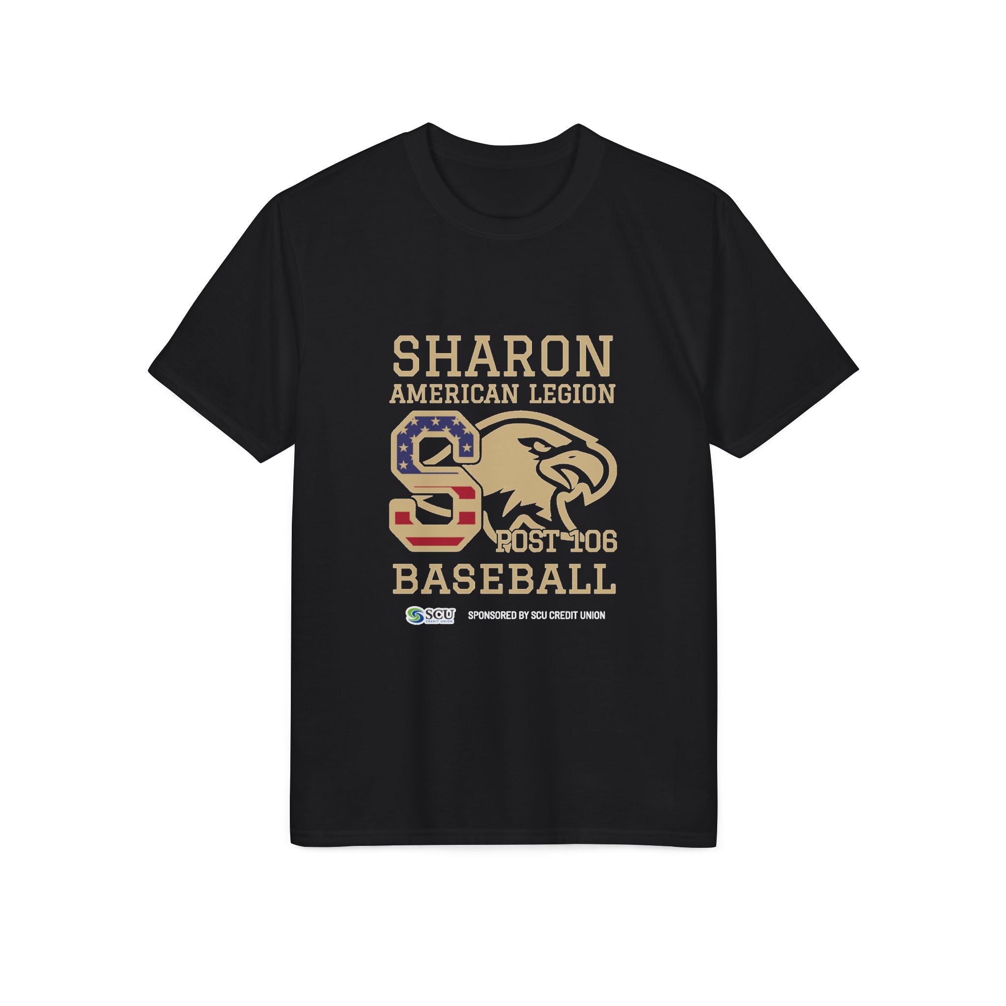 TEST of Sharon American Legion Baseball Eagle Logo Performance T-Shirt
