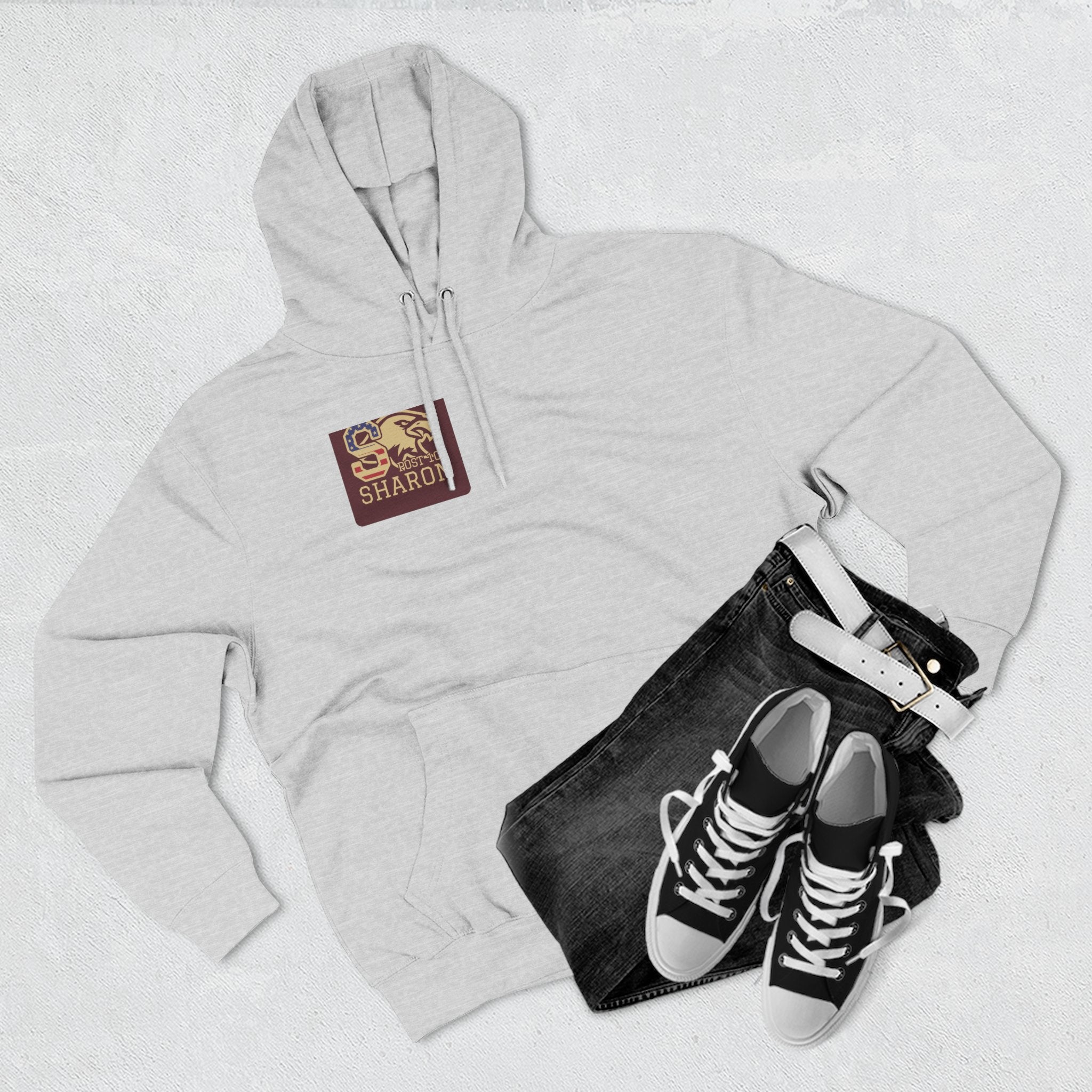 Sharon Legion Baseball — Three-Panel Fleece Hoodie
