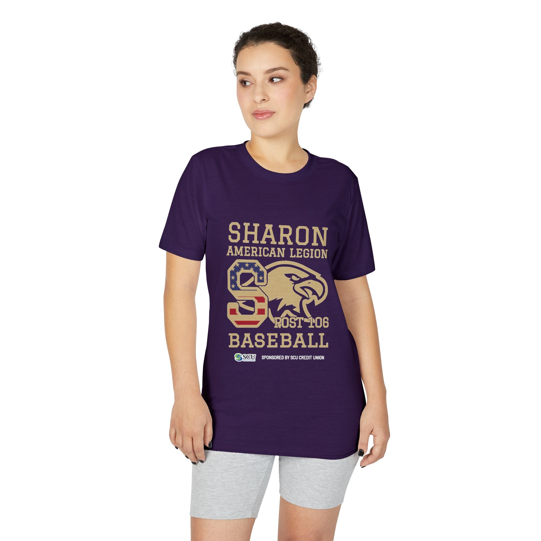 TEST of Sharon American Legion Baseball Eagle Logo Performance T-Shirt