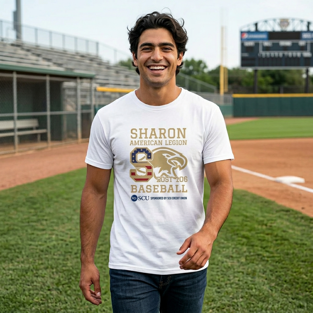 Players Warmup Shirt - Sharon Legion Baseball - Performance T-Shirt