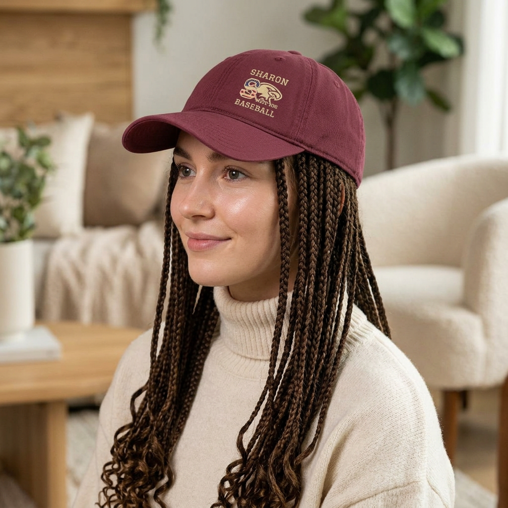 Washed Baseball Cap - Vintage Sharon Post 106 Logo