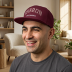 Embroidered Snapback Hat — Custom 'SHARON Baseball' Streetwear Cap