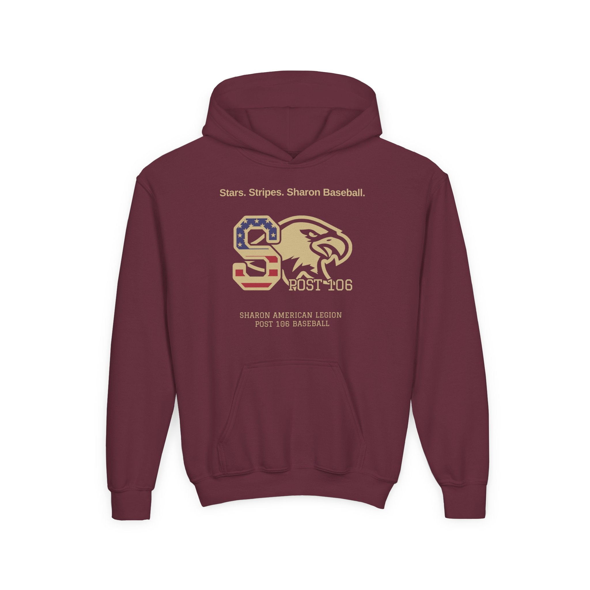 Sharon Legion Baseball — Youth Heavy Blend Hooded Sweatshirt