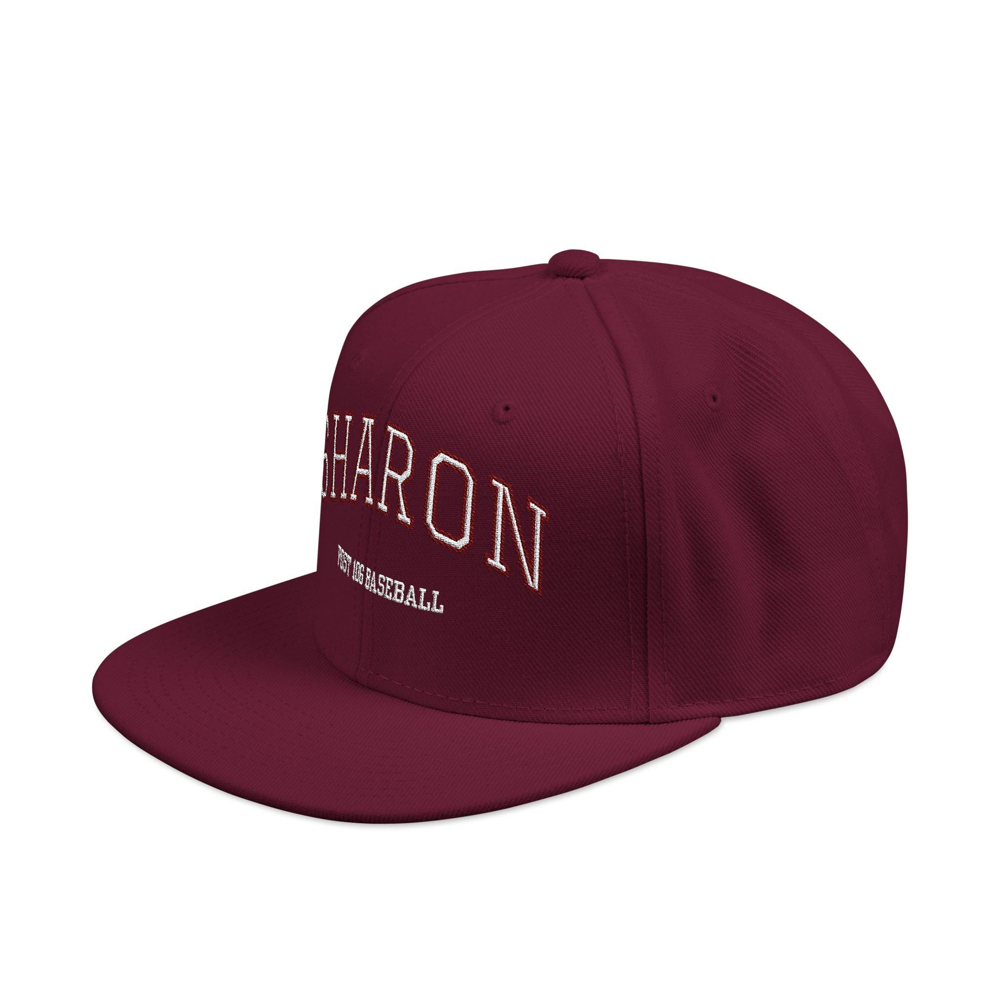 Embroidered Snapback Hat — Custom 'SHARON Baseball' Streetwear Cap