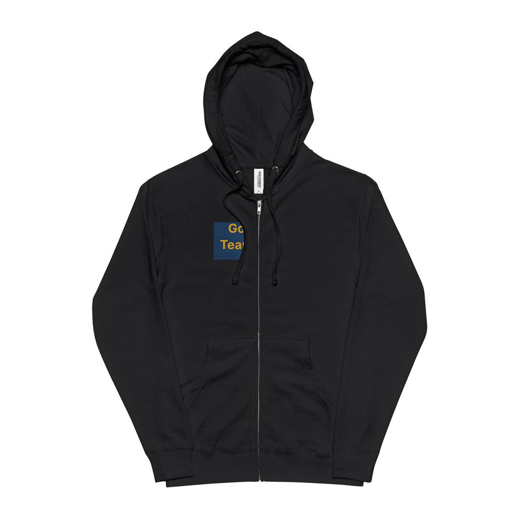 Go Team — Unisex Fleece Zip Up Hoodie