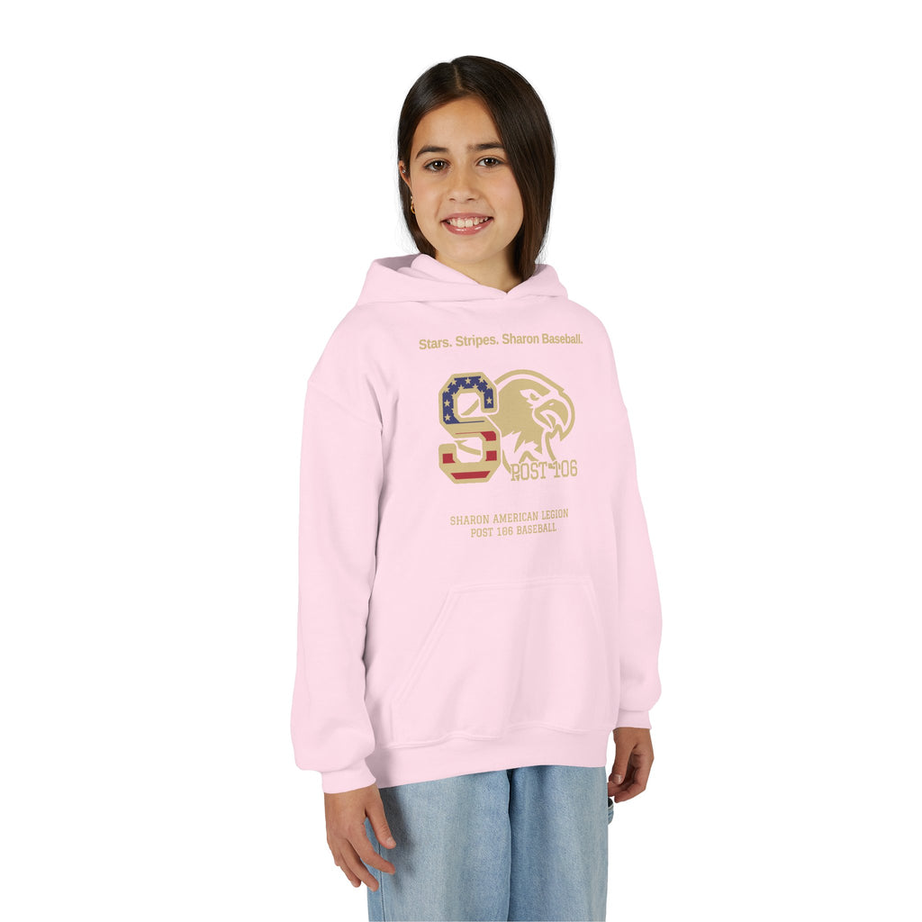 Sharon Legion Baseball — Youth Heavy Blend Hooded Sweatshirt
