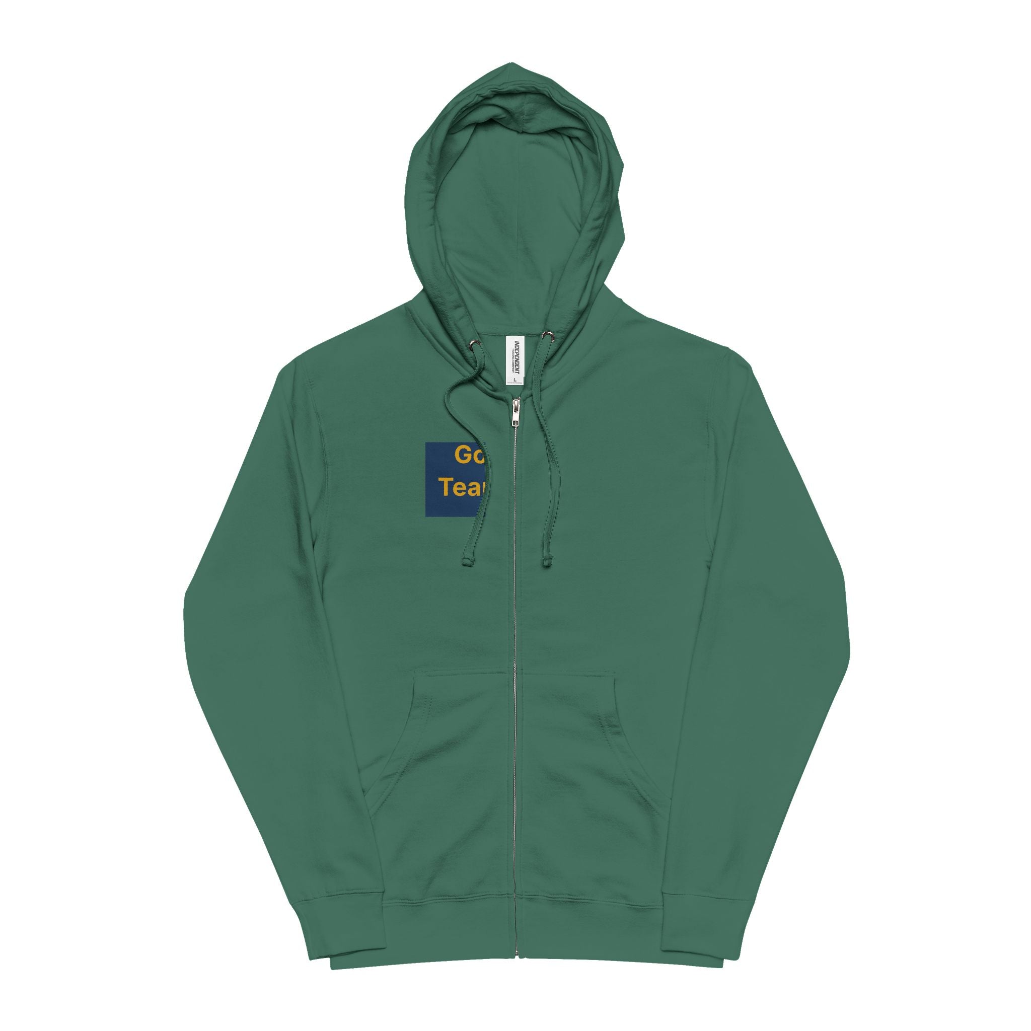 Go Team — Unisex Fleece Zip Up Hoodie