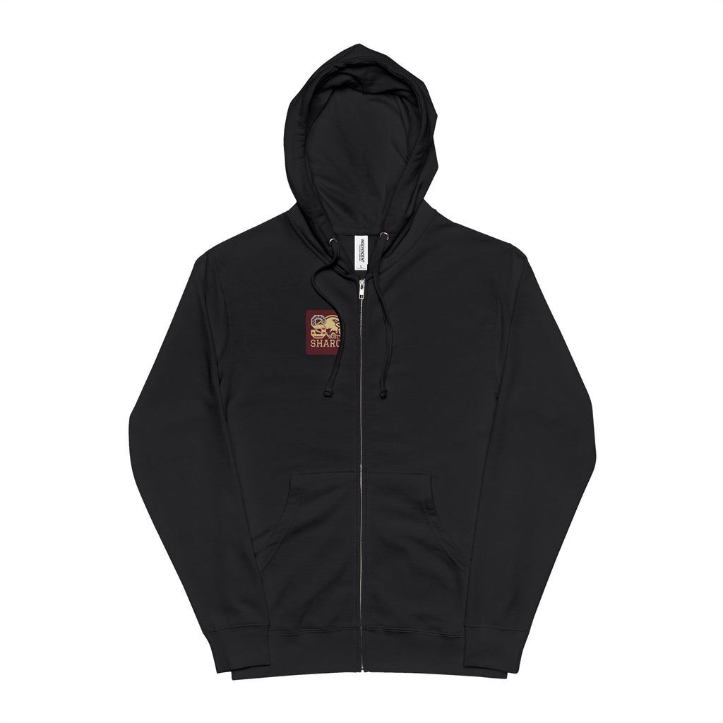 Sharon Legion Baseball — Unisex Fleece Zip Up Hoodie