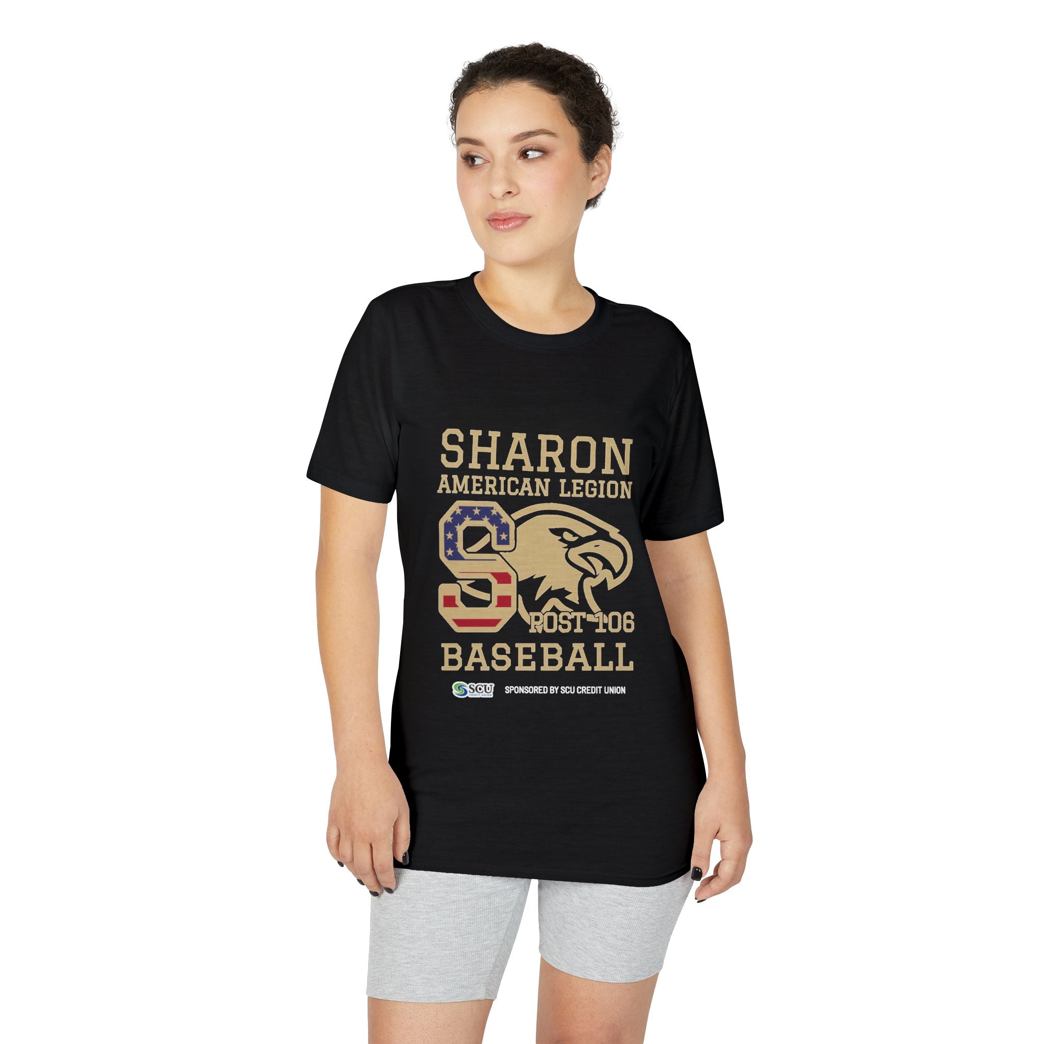 Sharon American Legion Baseball Eagle Logo Performance T-Shirt