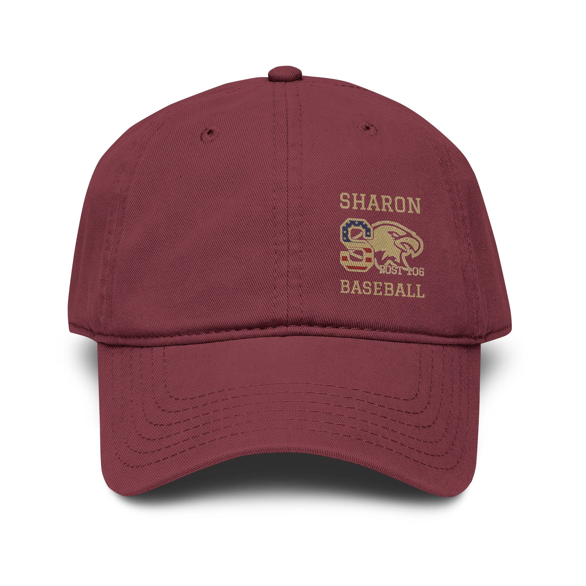 Washed Baseball Cap - Vintage Sharon Post 106 Logo