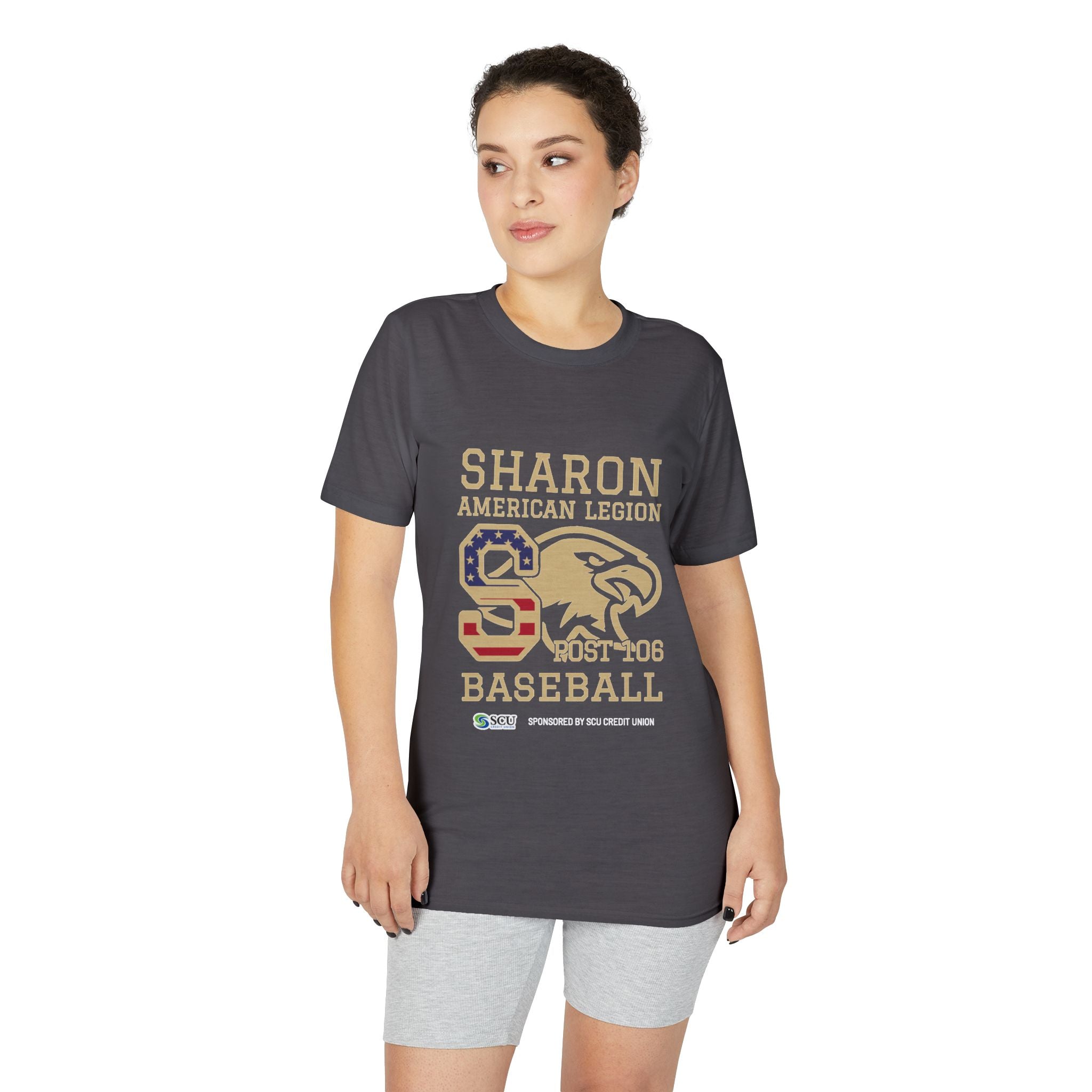 TEST of Sharon American Legion Baseball Eagle Logo Performance T-Shirt