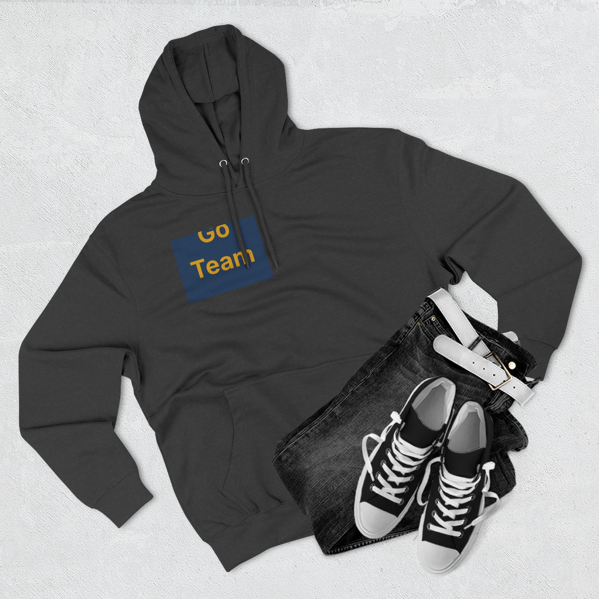 Go Team — Three-Panel Fleece Hoodie