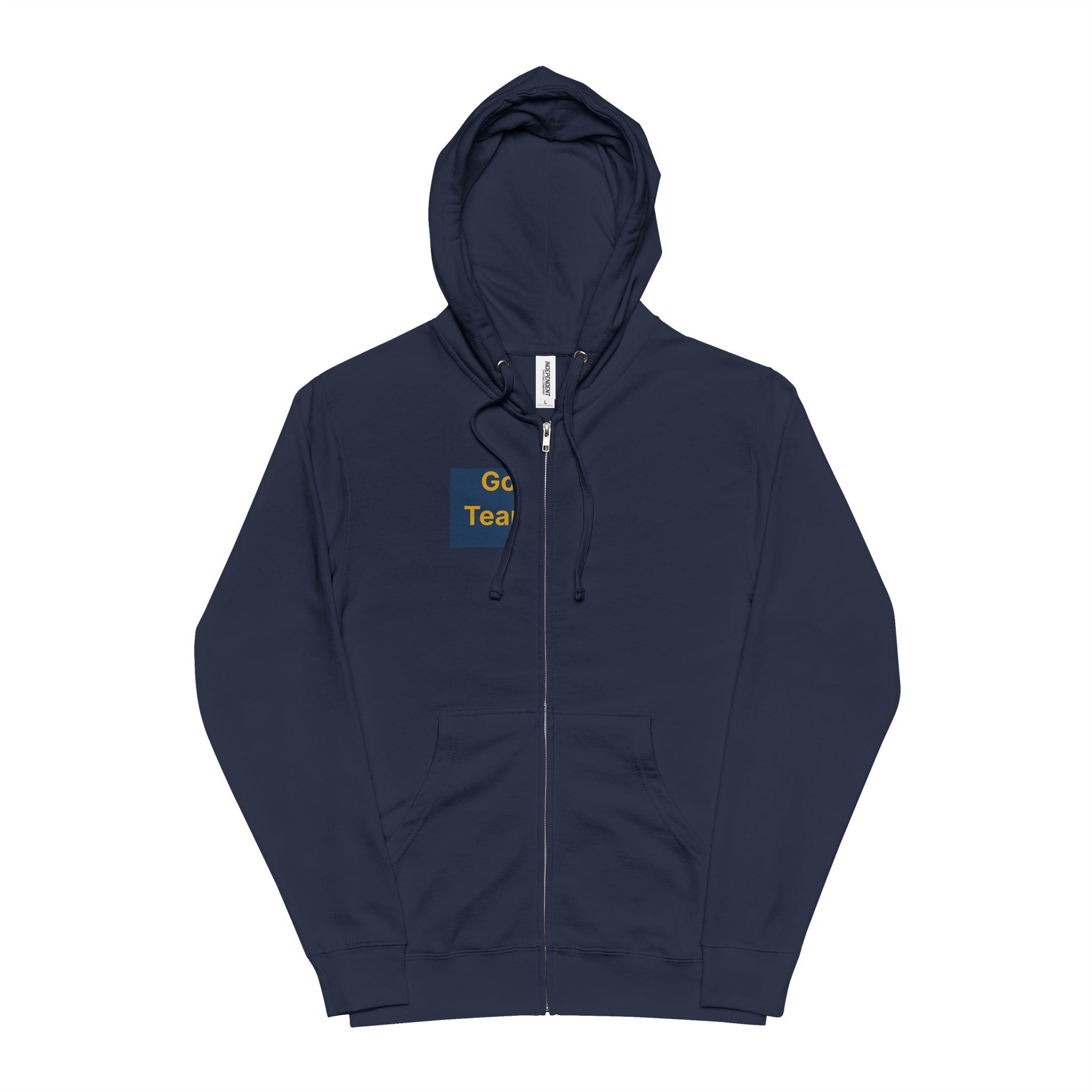 Go Team — Unisex Fleece Zip Up Hoodie